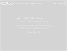 Tablet Screenshot of equo.com